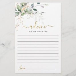 Eenvoudig groen advies voor de moeder als kaart