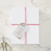 Eenvoudig groen baby shower cadeau labels cadeaulabel (Met Touw)