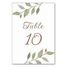 Eenvoudig groen botanische bladeren bruiloft