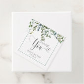 Eenvoudig groen dank u Baby shower Bedankjes Labels (In situ)