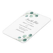 Eenvoudig groen Eucalyptus Weddenschap sparen de D Magneet (Linkerzijde)