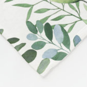 Eenvoudig groen houden van je mam Grootmafoto Fleece Deken (Hoek)