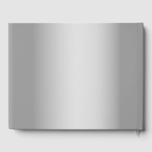 Eenvoudig groen huwelijk gastenboek (Achterkant)