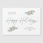 Eenvoudig groen laat visitekaartjes achter (Voorkant)