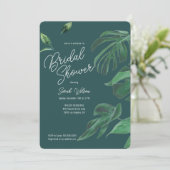 Eenvoudig groen minimalistisch script Vrijgezellen Kaart (Staand voorkant)