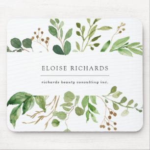 Eenvoudig groen muismat