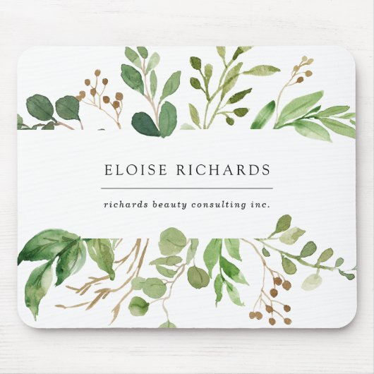 Eenvoudig groen muismat (Voorkant)