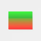 Eenvoudig groen naar rood post-it® notes (Voorkant)
