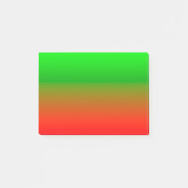 Eenvoudig groen naar rood post-it® notes