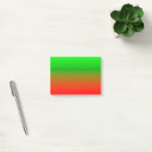 Eenvoudig groen naar rood post-it® notes (Kantoor)