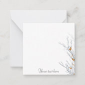 Eenvoudig groen notitiekaartje (Voorkant)