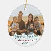 Eenvoudig groen rood met een klinkergoed keramisch ornament (Links)