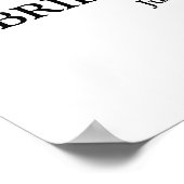 Eenvoudig groen Vrijgezellenfeest Welkomstbord Poster (Hoek)