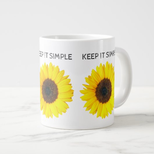 Eenvoudig Grote Koffiekop (Voorkant rechts)