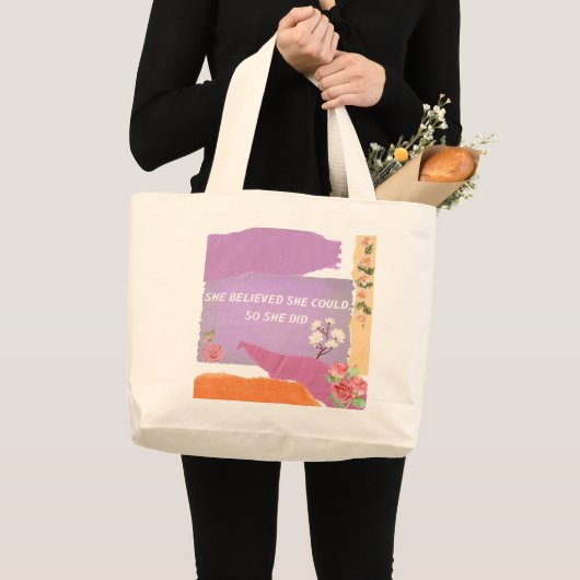 eenvoudig grote tote bag (Voorkant (product))