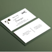 Eenvoudig haar salonschaar Visitekaartje