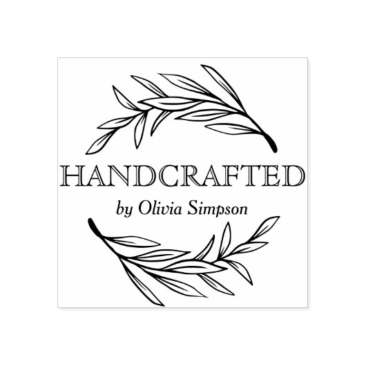 Eenvoudig handgemaakt door kleine bedrijven Rubber Rubberstempel (Afrduk)