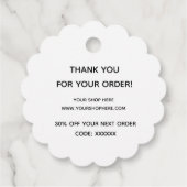 Eenvoudig handgemaakt met liefde bedankjes labels (Achterkant)