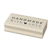 Eenvoudig handgemaakt met liefde rubberstempel (Stempel)
