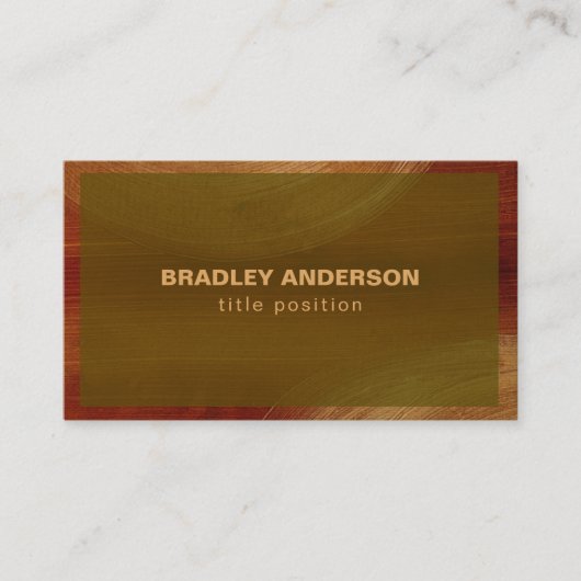 Eenvoudig handgeschilderd Lijst Visitekaartje (Voorkant)