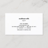 Eenvoudig handgeschreven Hallo van het Manuscript Visitekaartje