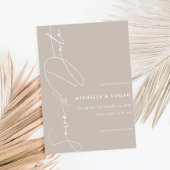 Eenvoudig handgeschreven handgeschreven script save the date