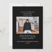 Eenvoudig handgeschreven modern foto Afstuderen Kaart (Achterkant)