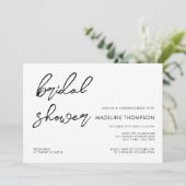 Eenvoudig handgeschreven Script Photo Vrijgezellen Kaart (Staand voorkant)