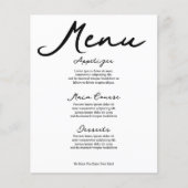 Eenvoudig handgeschreven typografie minimalistisch (Voorkant)