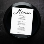 Eenvoudig handgeschreven typografie minimalistisch