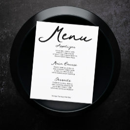 Eenvoudig handgeschreven typografie minimalistisch