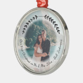 Eenvoudig handgetekend design reis, foto van Honey Metalen Ornament (Links)