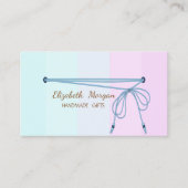 Eenvoudig handig, bijtend, gestreept visitekaartje (Voorkant)