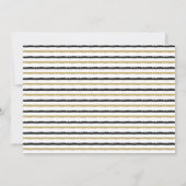 Eenvoudig handschrift met briefterende scriptweduw bedankkaart (Achterkant)