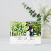 Eenvoudig handschrijfscript Classy Weddenschap Har Briefkaart (Staand voorkant)