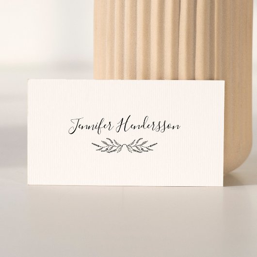 Eenvoudig handtekeningscript Elegant Lavendel Zelfinktende Stempel