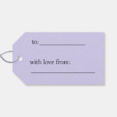 Eenvoudig Happy Birthday Gift Label met Ballonnen Cadeaulabel (Achterkant Horizontaal)