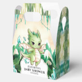 Eenvoudig Happy Dragon Baby shower Bedankdoosjes (Geopend)