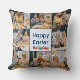 Eenvoudig Happy Easter Photo Sierkussen