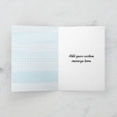 Eenvoudig "Happy Vaderdag" Modern Wenskaart Kaart (Binnen)