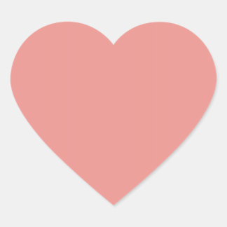 Eenvoudig hart Blush roze moderne hedendaagse Sticker