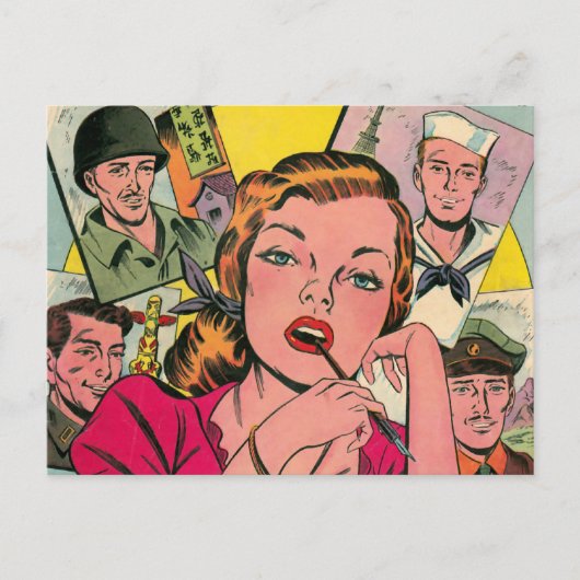 Eenvoudig hart briefkaart (Voorkant)