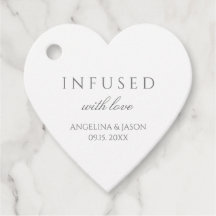 Eenvoudig hart bruiloft