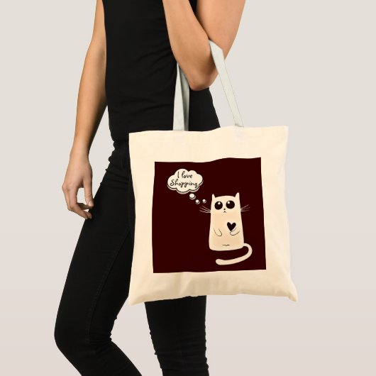 Eenvoudig hart Douane Citaat Tote Bag (Voorkant (product))