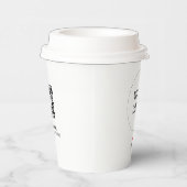 Eenvoudig hart - en Logo QR - code Aangepast papie Papieren Bekers (Rechts)