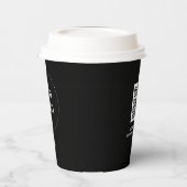 Eenvoudig hart - en Logo QR - code Aangepast papie Papieren Bekers (Links)