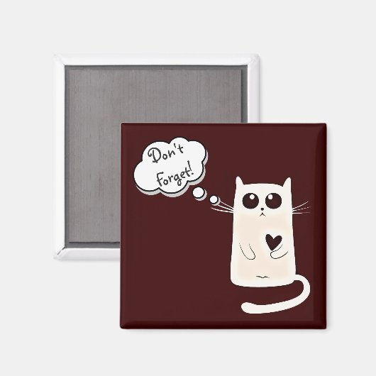 Eenvoudig hart magneet (Voorkant / Achterkant)