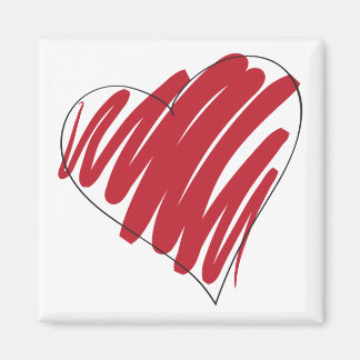 Eenvoudig hart magneet