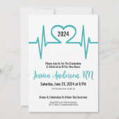 Eenvoudig hart Medisch Verpleegkundig School Afstu Kaart (Voorkant)