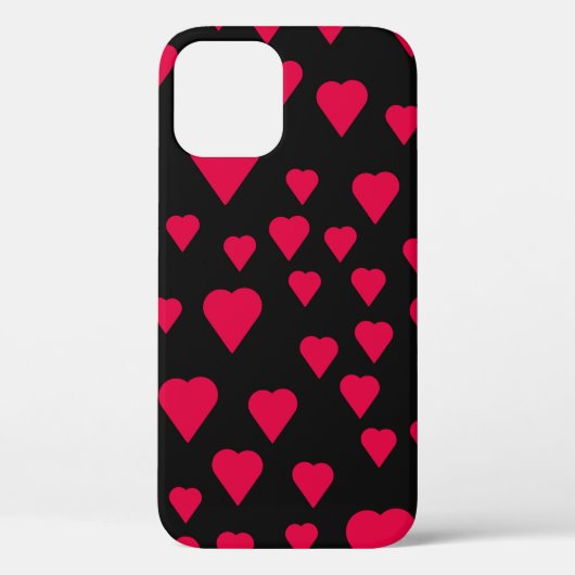Eenvoudig hart naadloos patroon. Valentijnsdag bac Case-Mate iPhone Case (Achterkant)